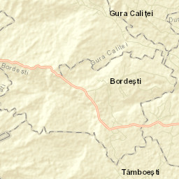 Comuna Bordeşti Street Map