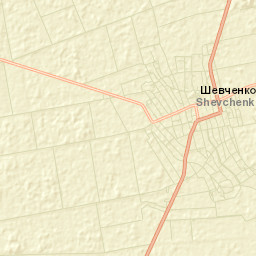 Shevchenkove Street Map
