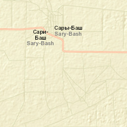 Sary-Bash Street Map