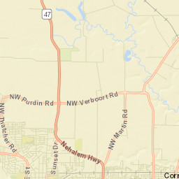 Washington County Street Map