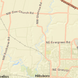 Hillsboro Street Map
