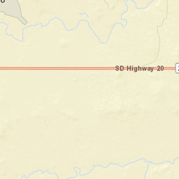 Harding County Street Map