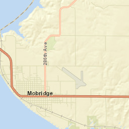 Mobridge Street Map