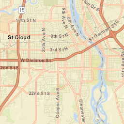 913 West Saint Germain Street Saint Cloud Street Map