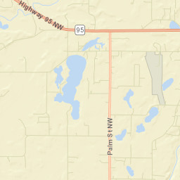 Isanti County Street Map