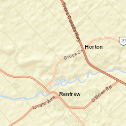 Renfrew Street Map