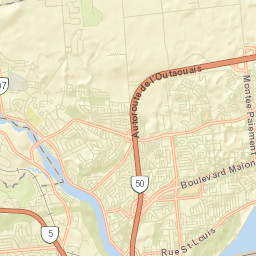 Gatineau Street Map