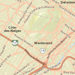 Notre-Dame-de-Grâce Street Map