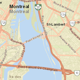 Montreal Street Map