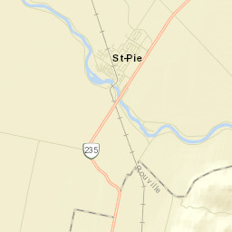 Saint-Pie Street Map