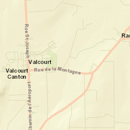Valcourt Street Map