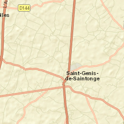 Saint-Genis-de-Saintonge Street Map