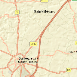 Barbezieux-Saint-Hilaire Street Map