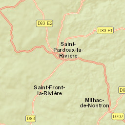 Saint-Pardoux-la-Rivière Street Map