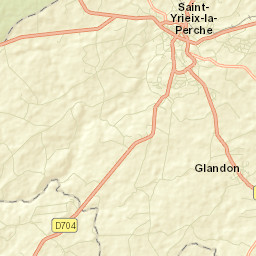 Saint-Yrieix-la-Perche Street Map