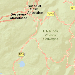 Besse-et-Saint-Anastaise Street Map