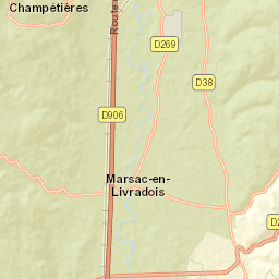 Marsac-en-Livradois Street Map