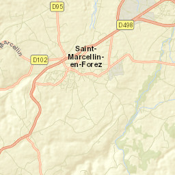 Saint-Marcellin-en-Forez Street Map