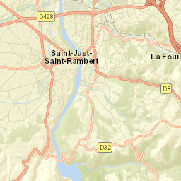 Saint-Just-Saint-Rambert Street Map