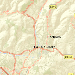 La Talaudière Street Map