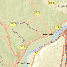 Condrieu Street Map
