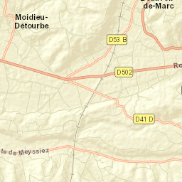 Beauvoir-de-Marc Street Map