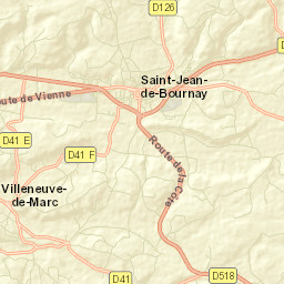 Saint-Jean-de-Bournay Street Map