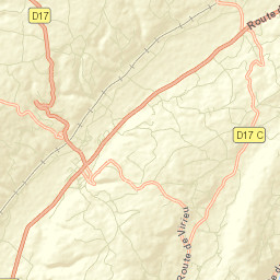 Virieu Street Map