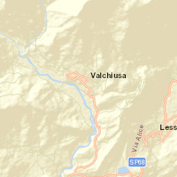 Alice Superiore Street Map