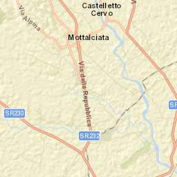Castelletto Cervo Street Map
