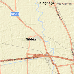 Caltignaga Street Map