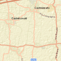 Trenzano Street Map