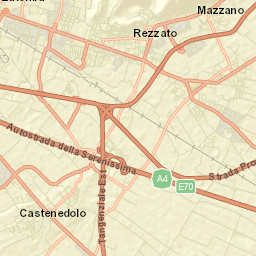 Rezzato Street Map
