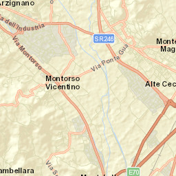 Montorso Vicentino Street Map