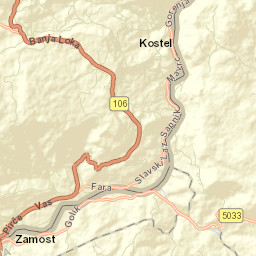 Kostel Street Map