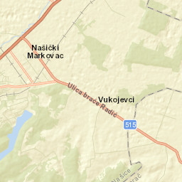 Markovac Našički Street Map