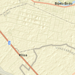 Bijelo Brdo Street Map
