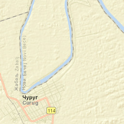 Čurug Street Map