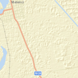Melenci Street Map
