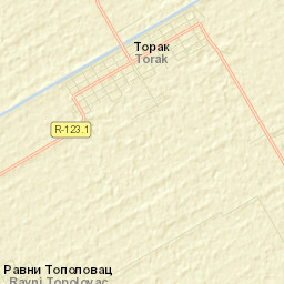 Ravni Topolovac Street Map