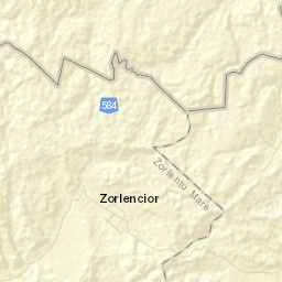 Comuna Zorlenţu Mare Street Map