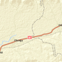 Obreja Street Map
