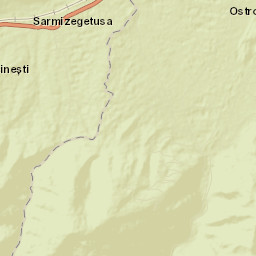 Comuna Sarmizegetusa Street Map