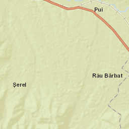 Comuna Pui Street Map