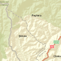 Comuna Moieciu Street Map