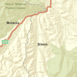 Moeciu de Jos Street Map