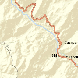 Comuna Siriu Street Map