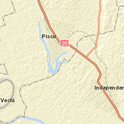 Comuna Piscu Street Map