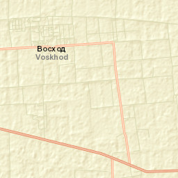 Voskhod Street Map
