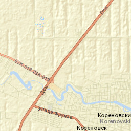 Korenovsk Street Map